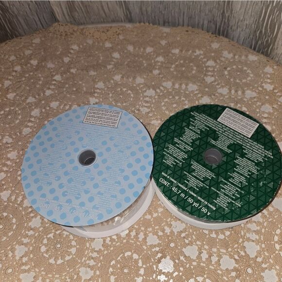 2 Kirkland Wire Edged Pattern with Ribbon 50 yrd x 1.5 new - Picture 12 of 14